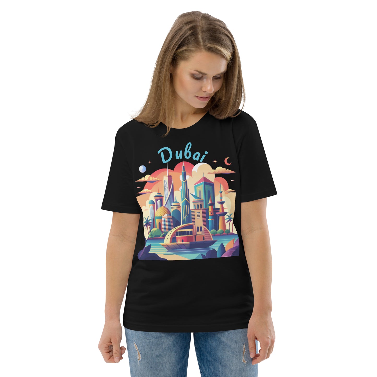 Dubai Unisex organic cotton t-shirt