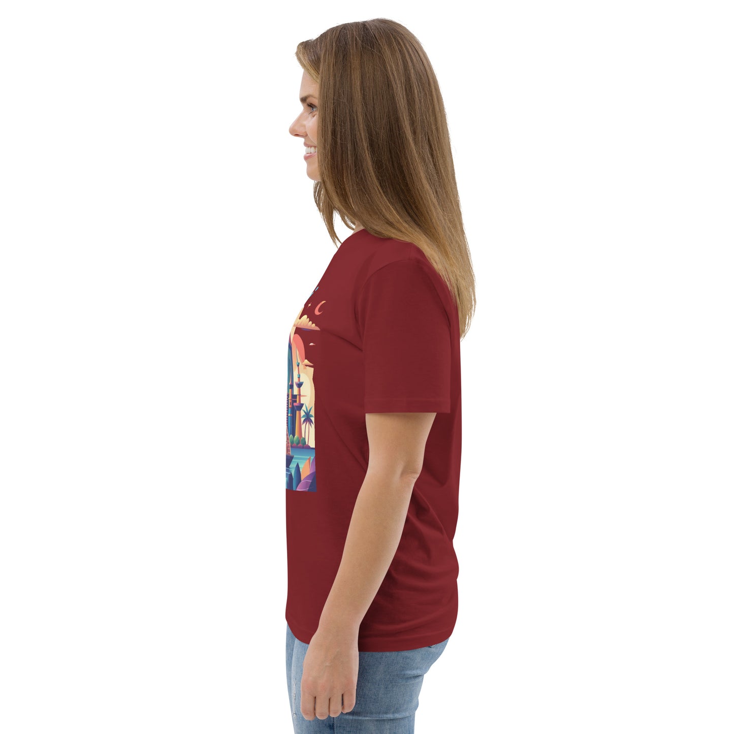 Dubai Unisex organic cotton t-shirt