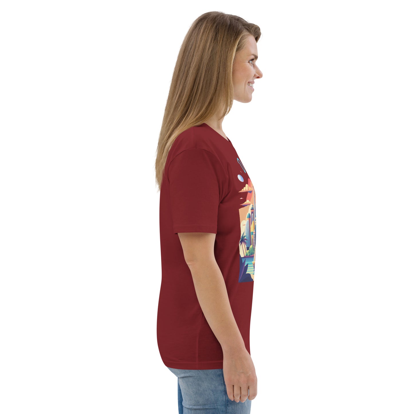 Dubai Unisex organic cotton t-shirt