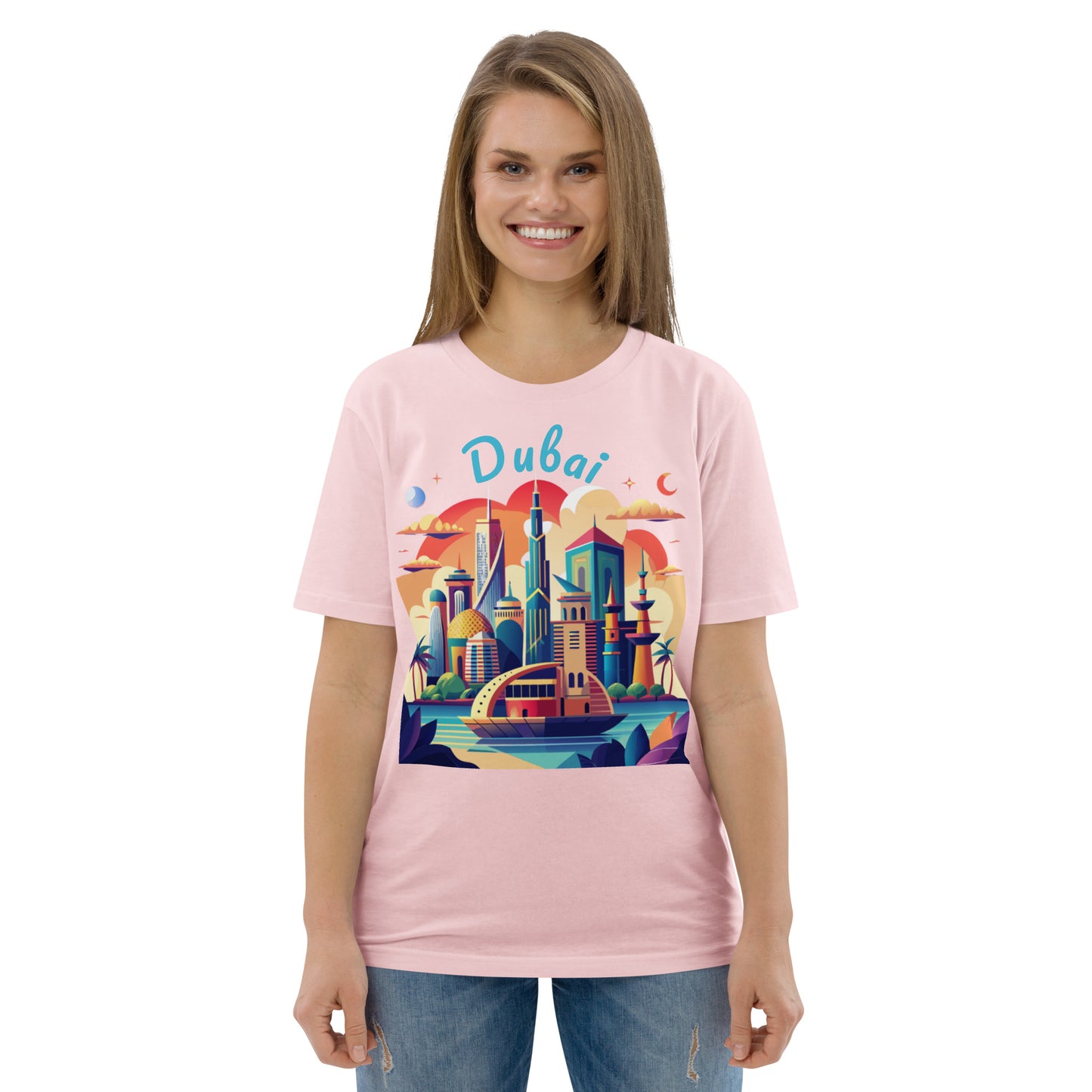 Dubai Unisex organic cotton t-shirt