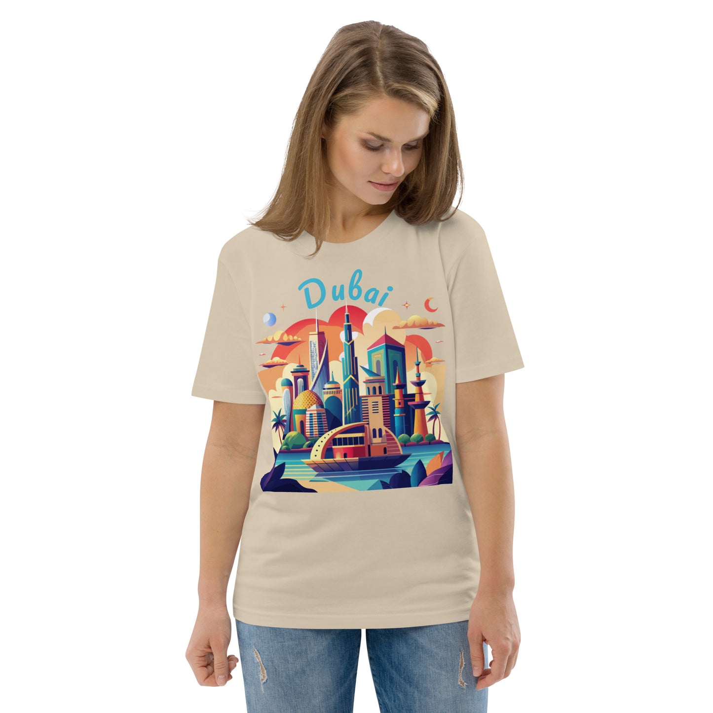 Dubai Unisex organic cotton t-shirt