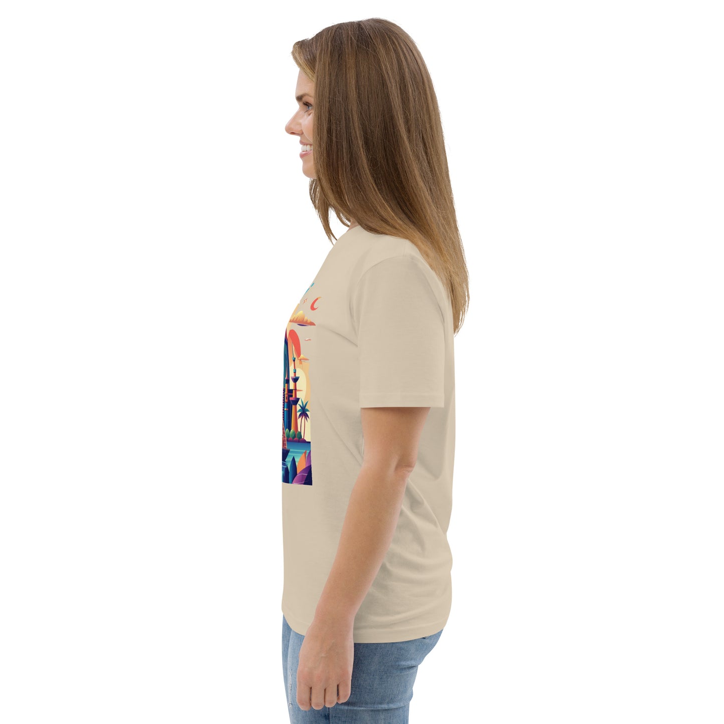 Dubai Unisex organic cotton t-shirt