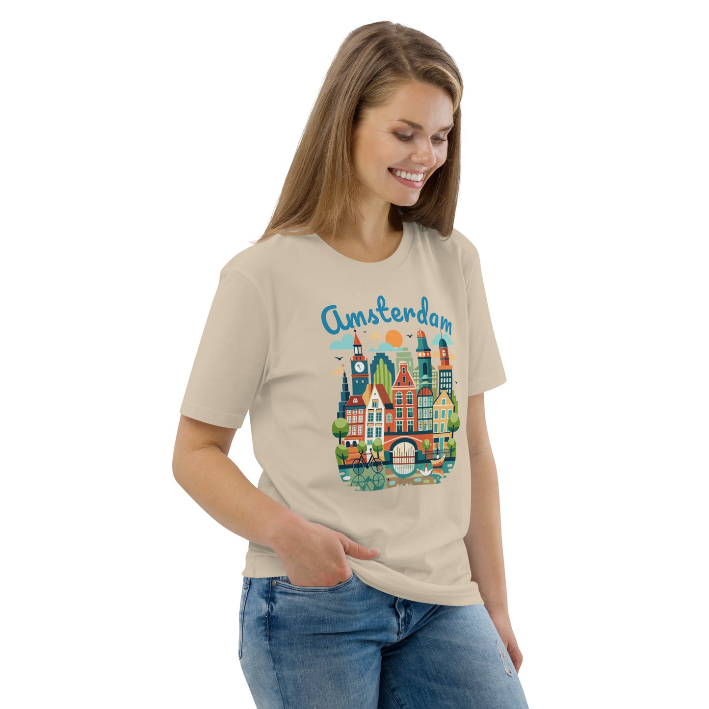 Amsterdam Unisex organic cotton t-shirt