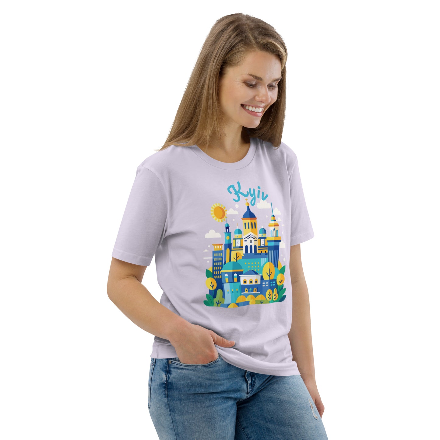 Kyiv Unisex organic cotton t-shirt