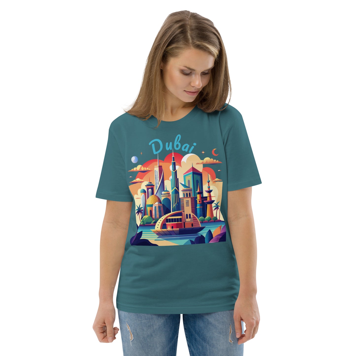 Dubai Unisex organic cotton t-shirt