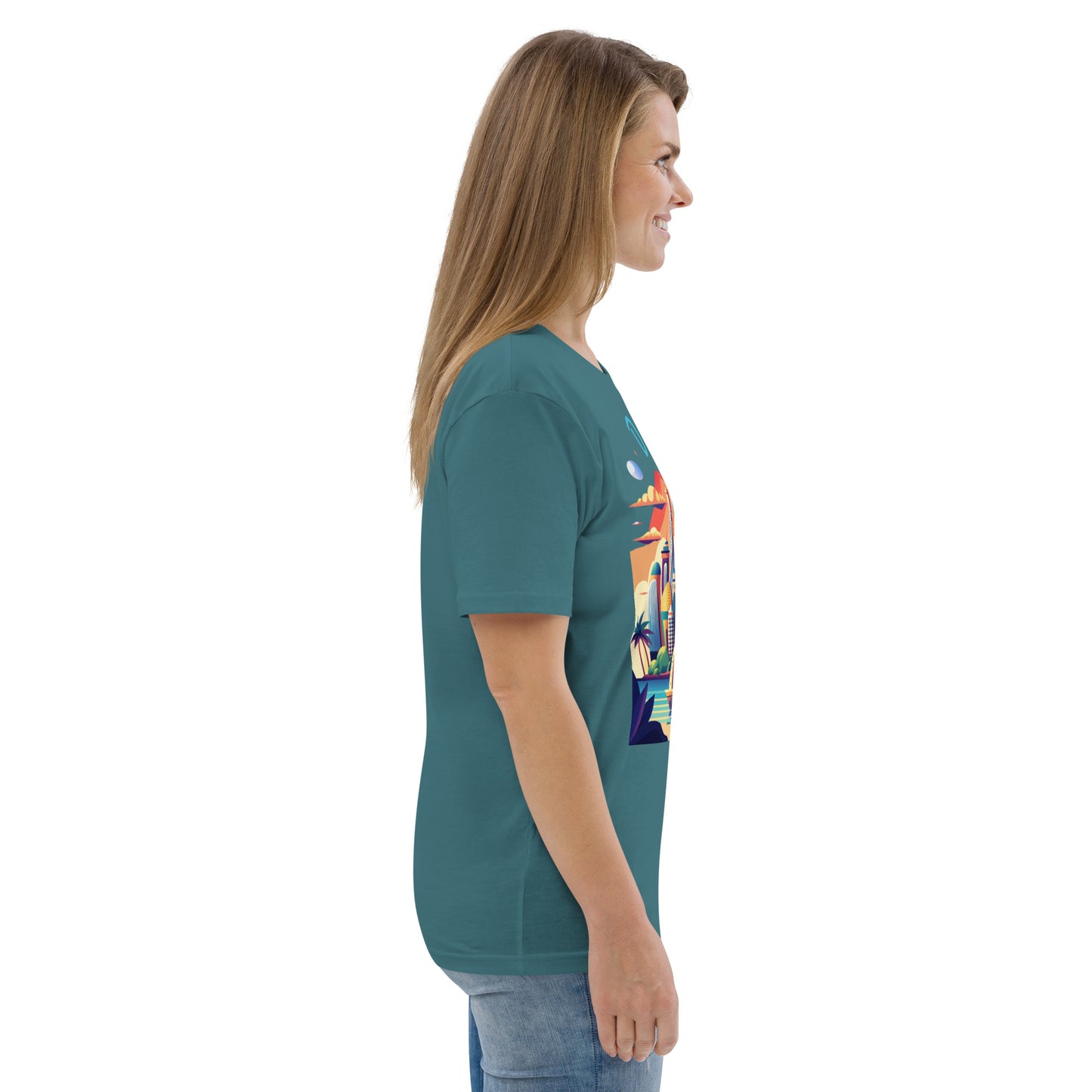 Dubai Unisex organic cotton t-shirt