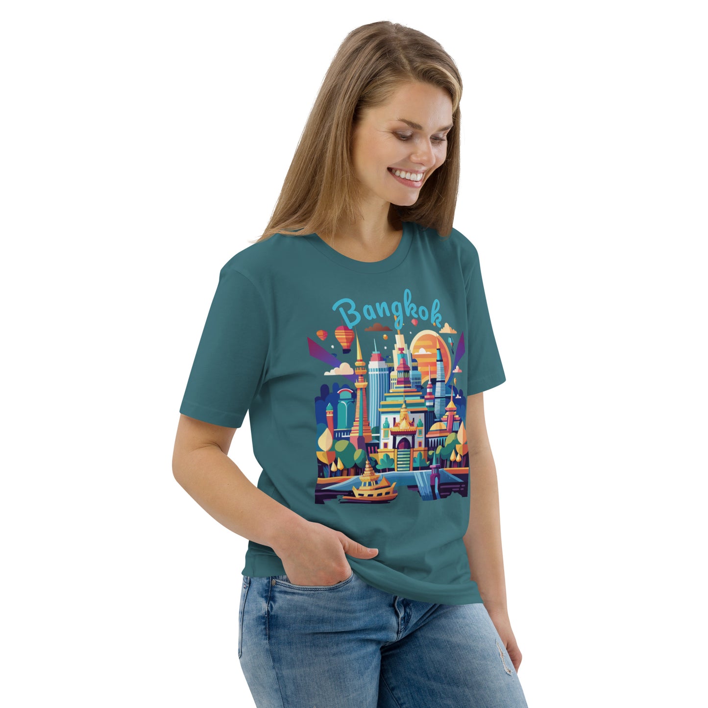 Bangkok Unisex organic cotton t-shirt