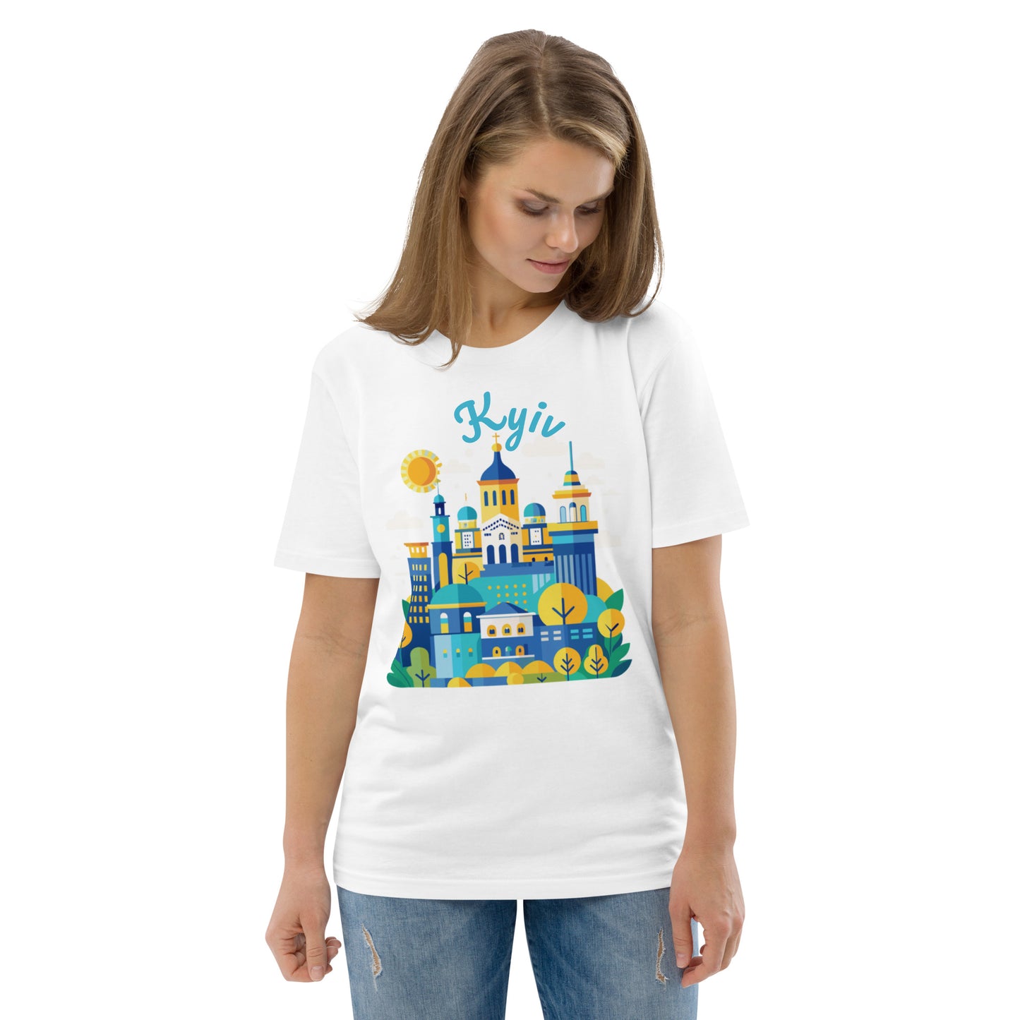 Kyiv Unisex organic cotton t-shirt