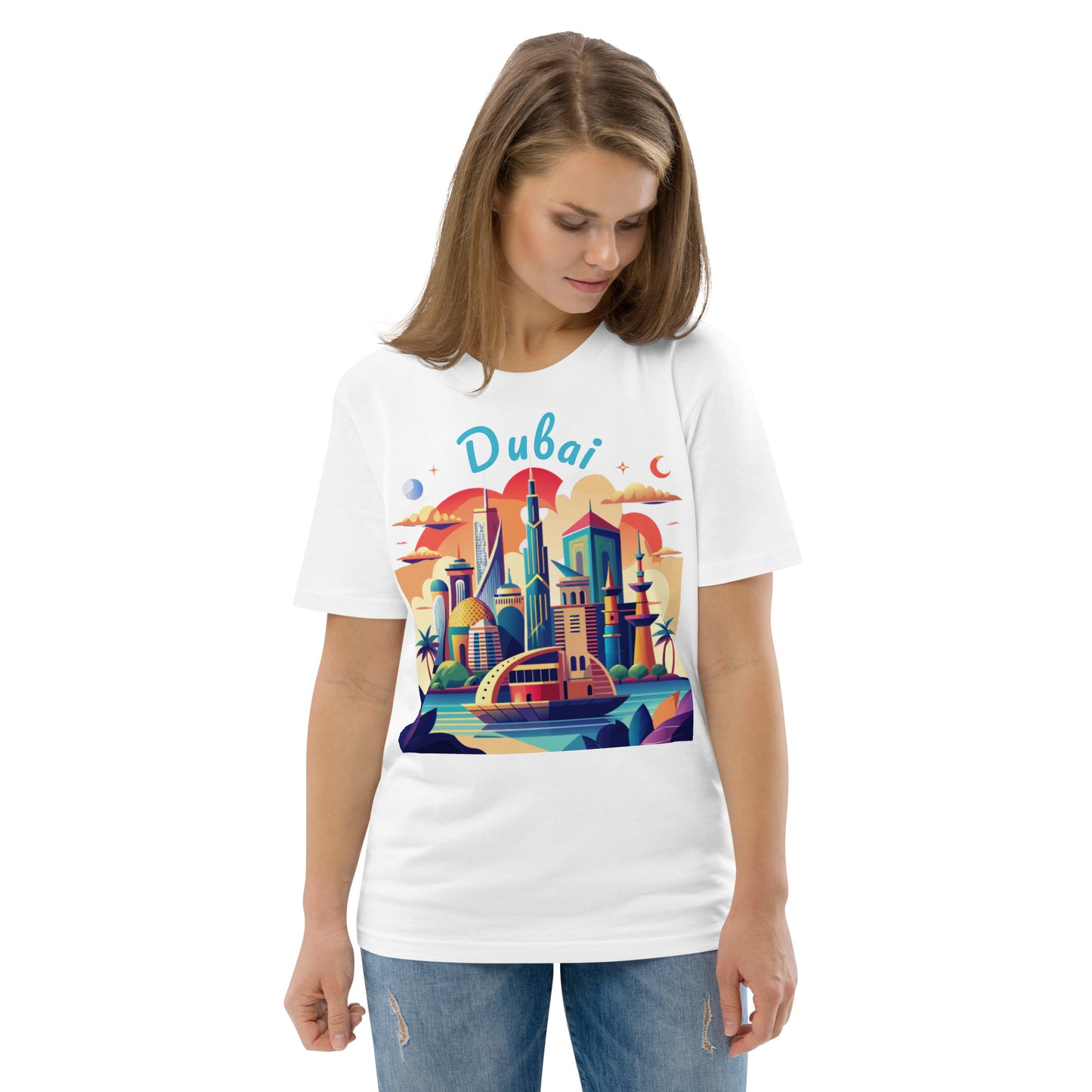 Dubai Unisex organic cotton t-shirt