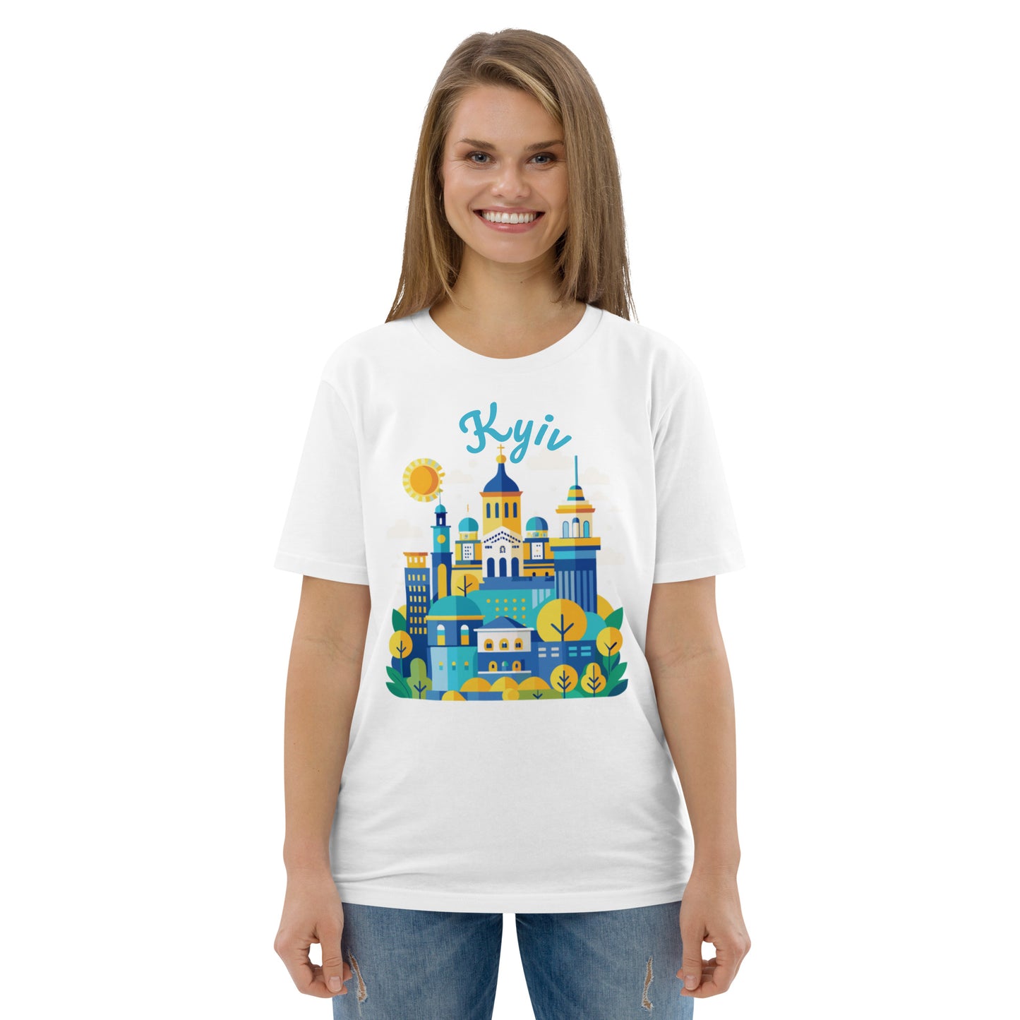 Kyiv Unisex organic cotton t-shirt