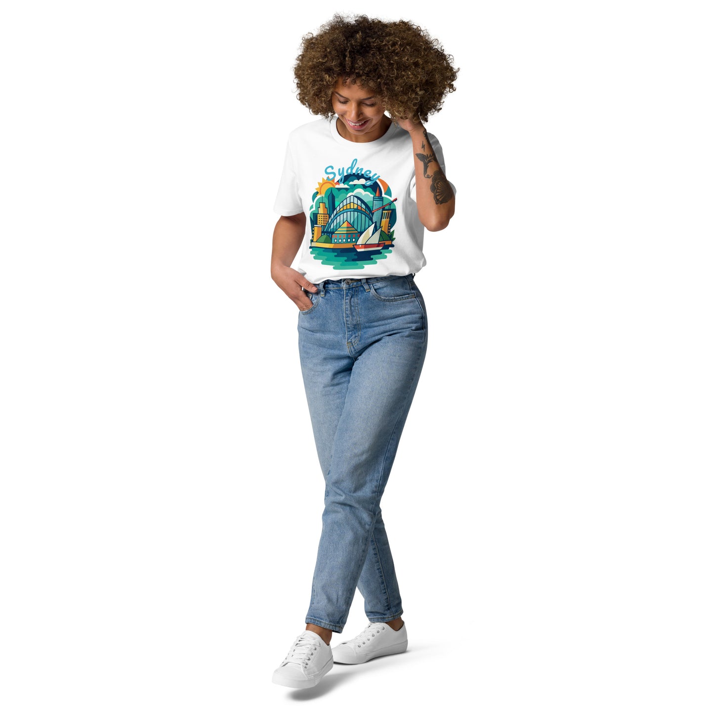 Sydney Unisex organic cotton t-shirt