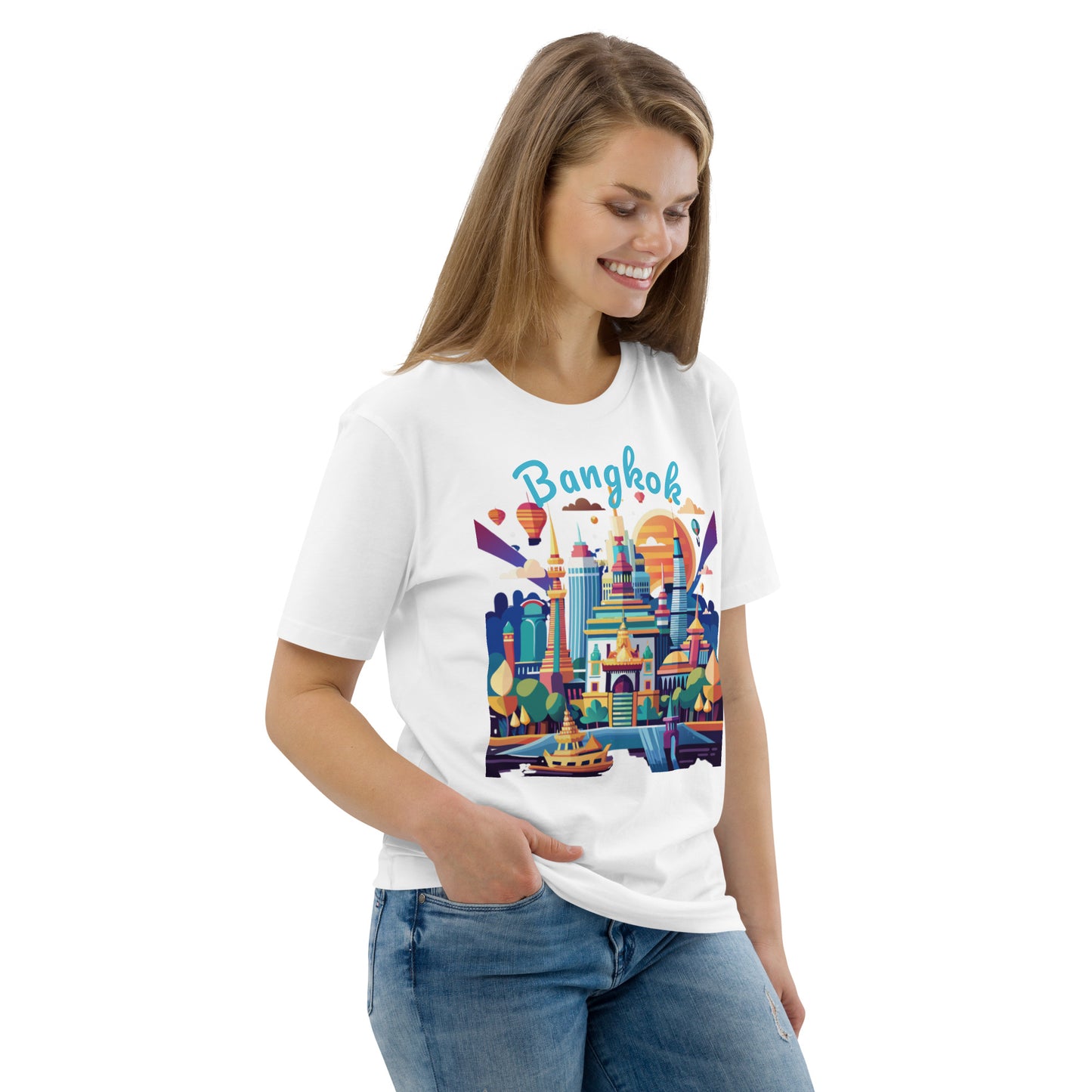 Bangkok Unisex organic cotton t-shirt